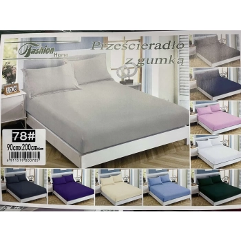 Prześcieradło z gumką 160x200 szare – Bawełniane, elastyczne